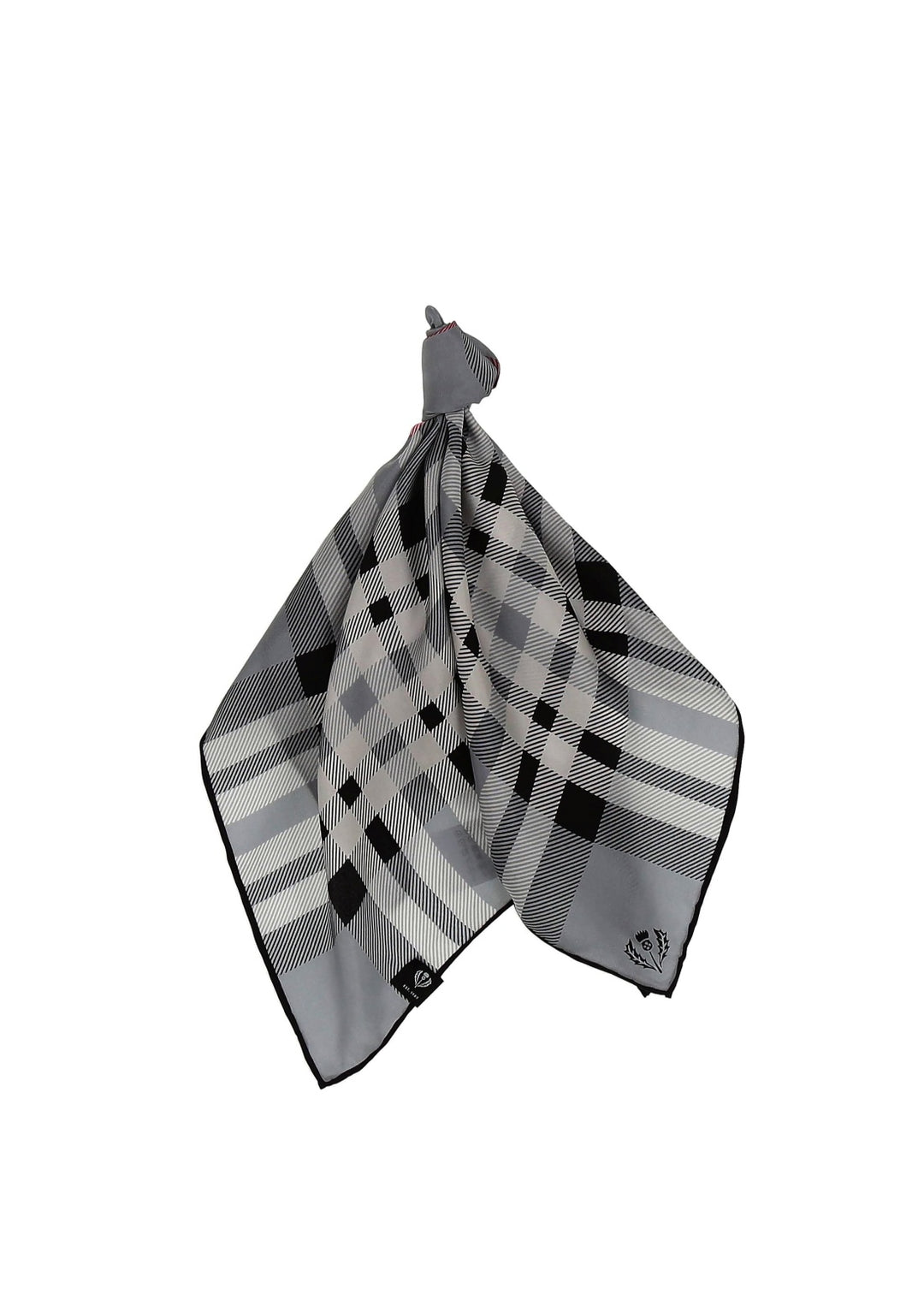 V Fraas - Plaid Silk Neckerchief