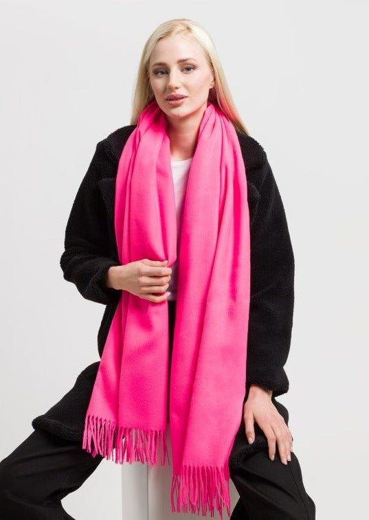 V Fraas - Solid Cashmink Oversized Scarf