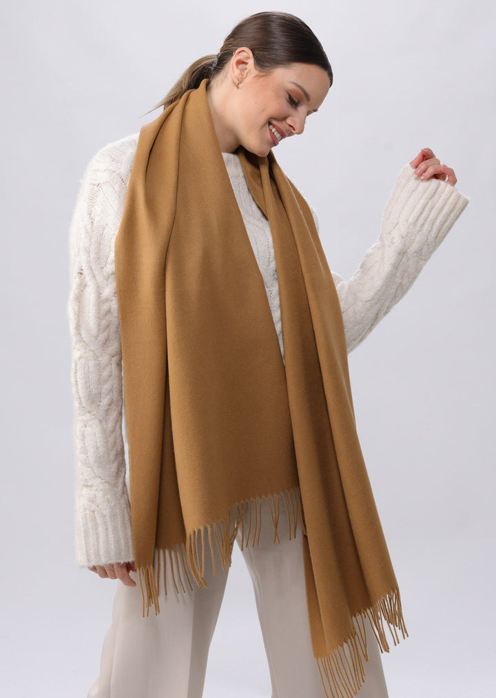 V Fraas - Solid Cashmink Oversized Scarf