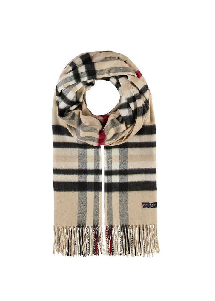 V Fraas - Plaid Cashmink Blanket Scarf