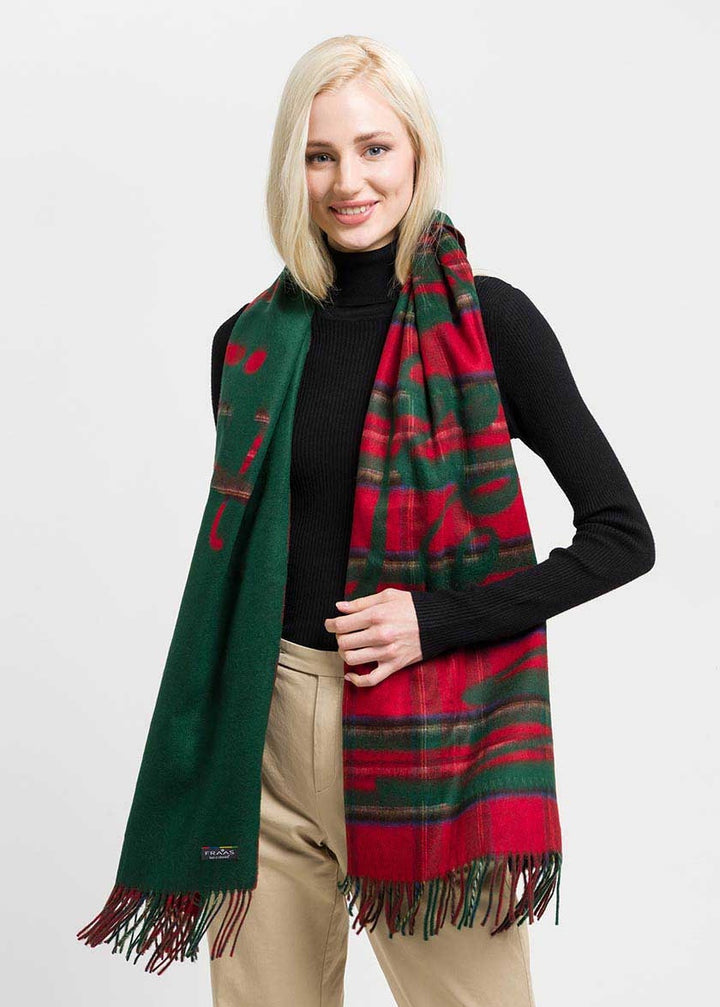 V Fraas - Merry Christmas Cashmink Oversize Scarf