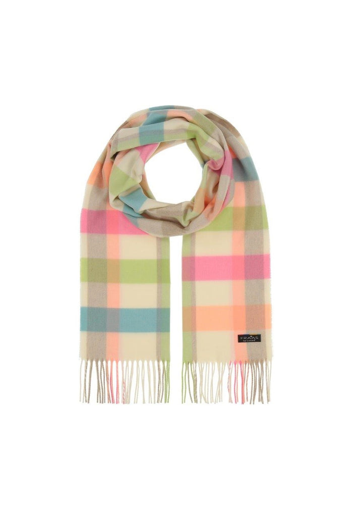 V Fraas - Check Plaid Cashmink Scarf