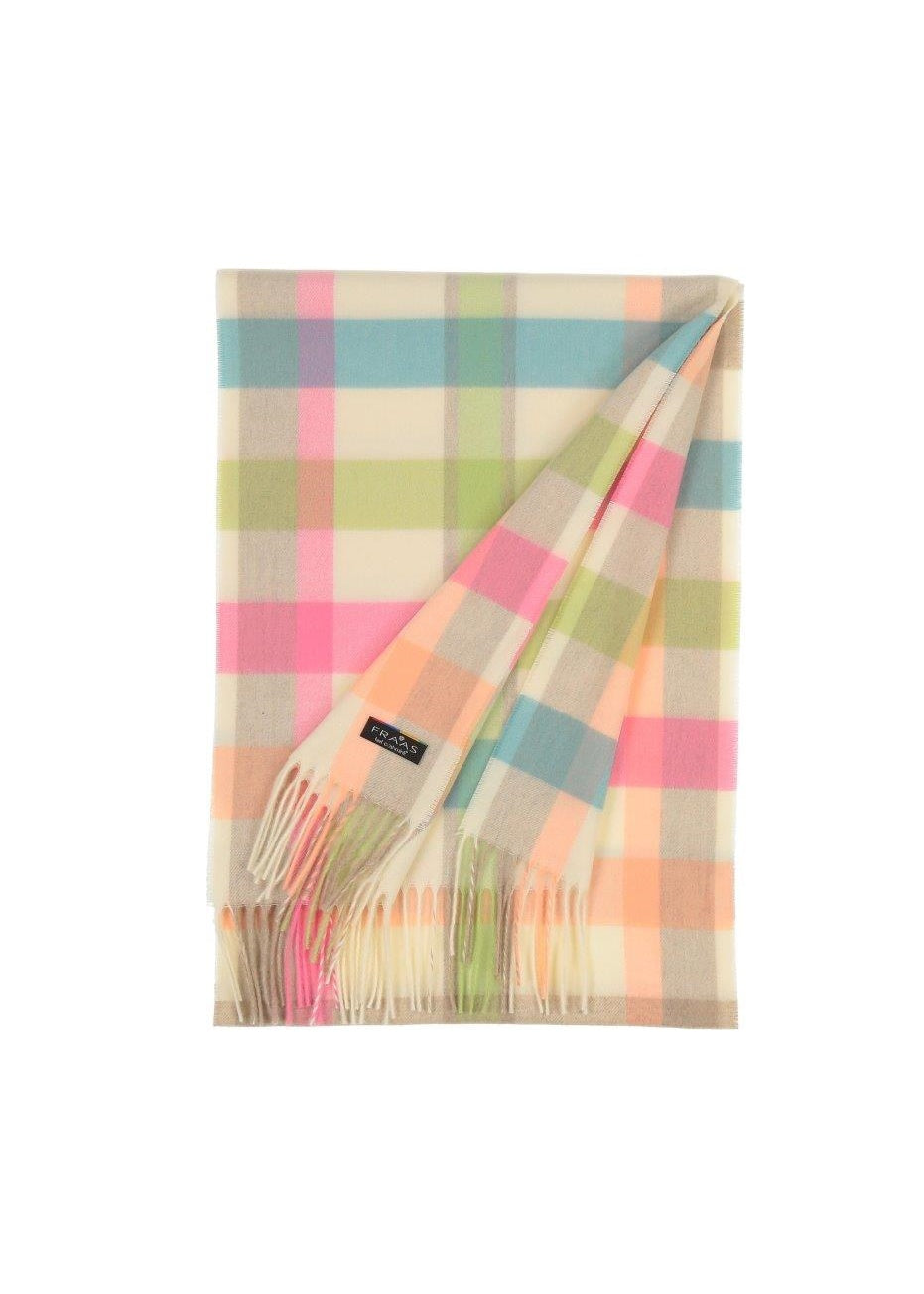 V Fraas - Check Plaid Cashmink Scarf