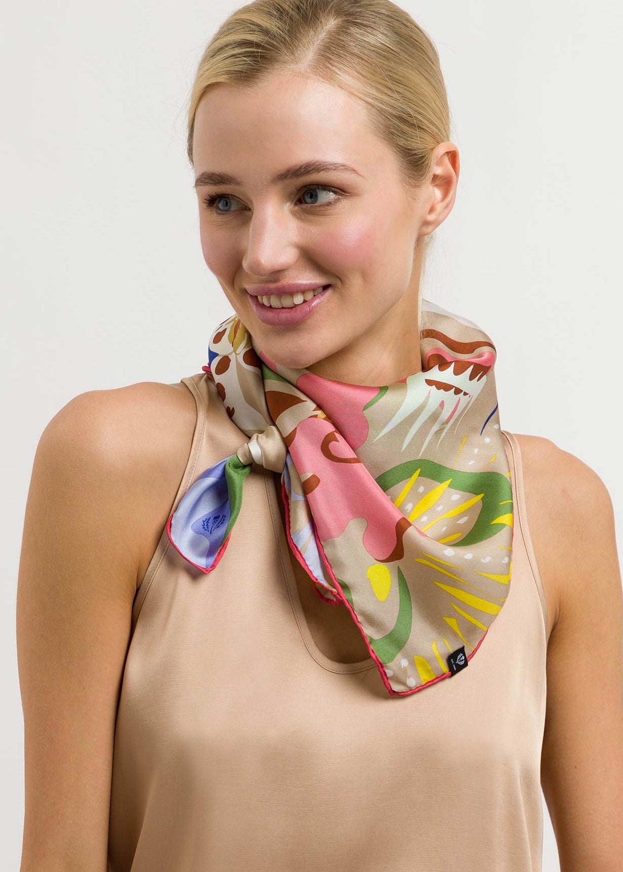 V Fraas - Birds of Paradise Silk Scarf