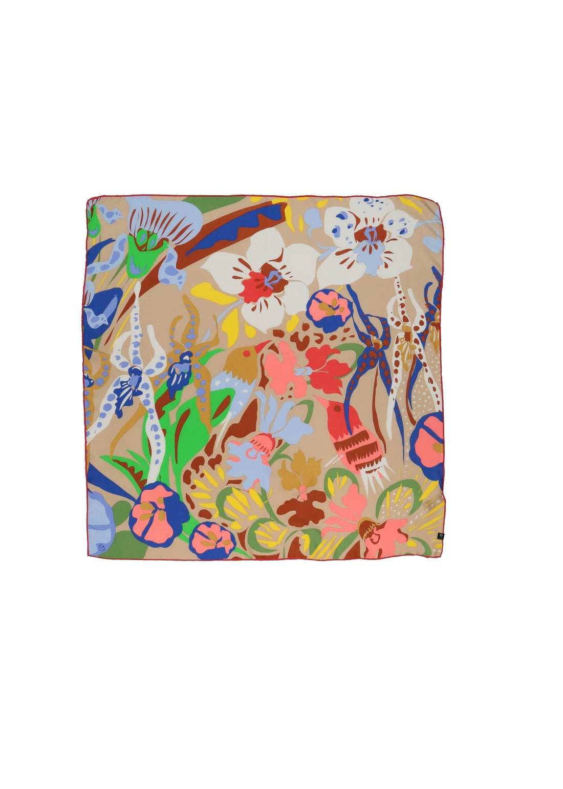 V Fraas - Birds of Paradise Silk Scarf