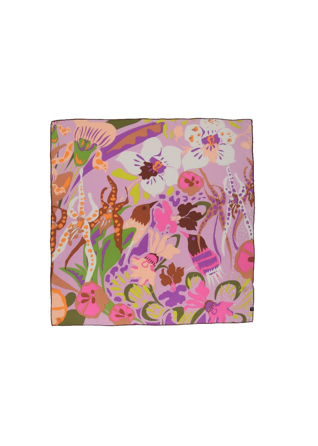 V Fraas - Birds of Paradise Silk Scarf