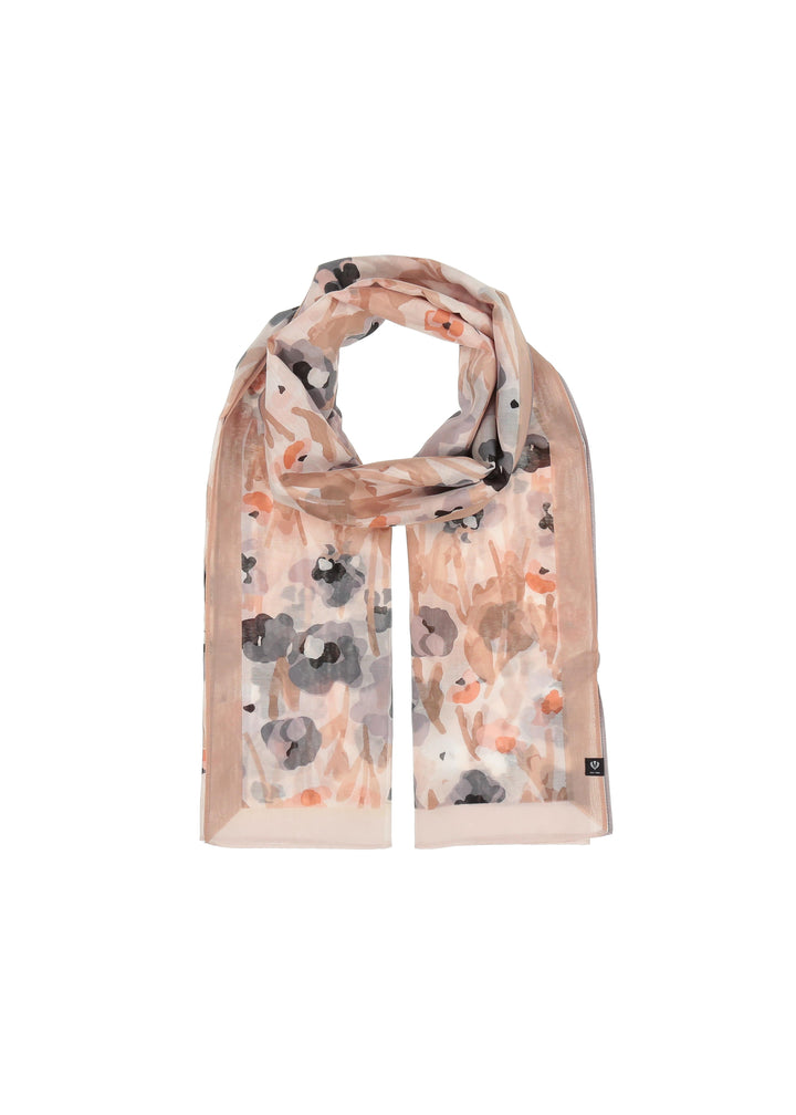 V Fraas - Poppy Floral Oblong Scarf