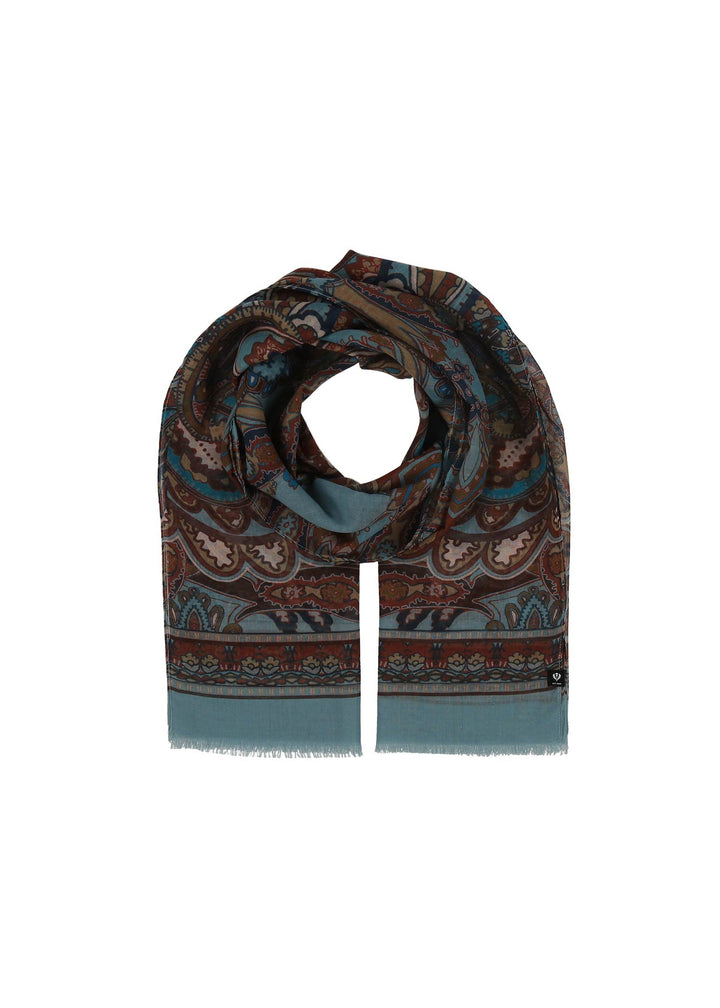 V Fraas - Ornamental Paisley Recycled Scarf