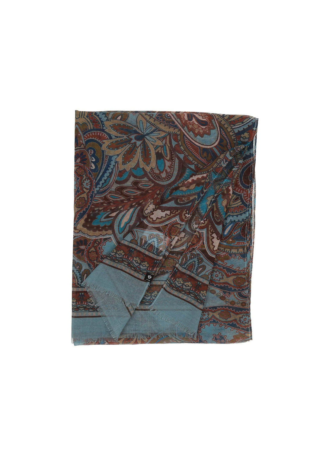 V Fraas - Ornamental Paisley Recycled Scarf