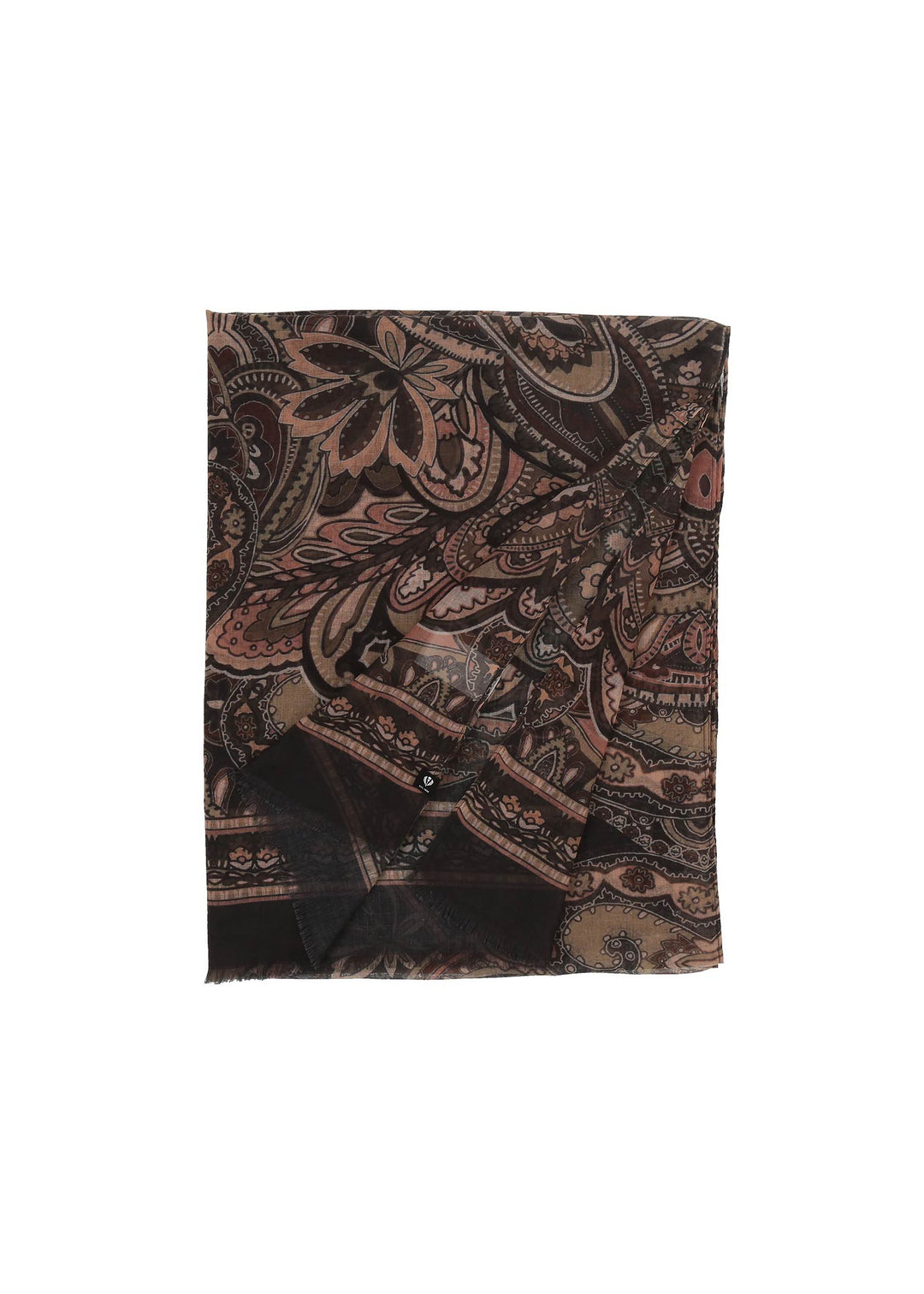 V Fraas - Ornamental Paisley Recycled Scarf