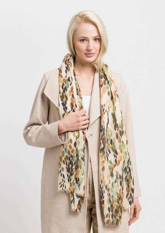 V Fraas - Organic Leaves Eco Scarf