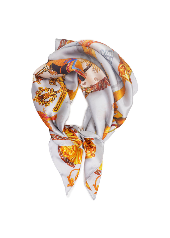 Tom & Eva - Lock and Key Silk Scarf