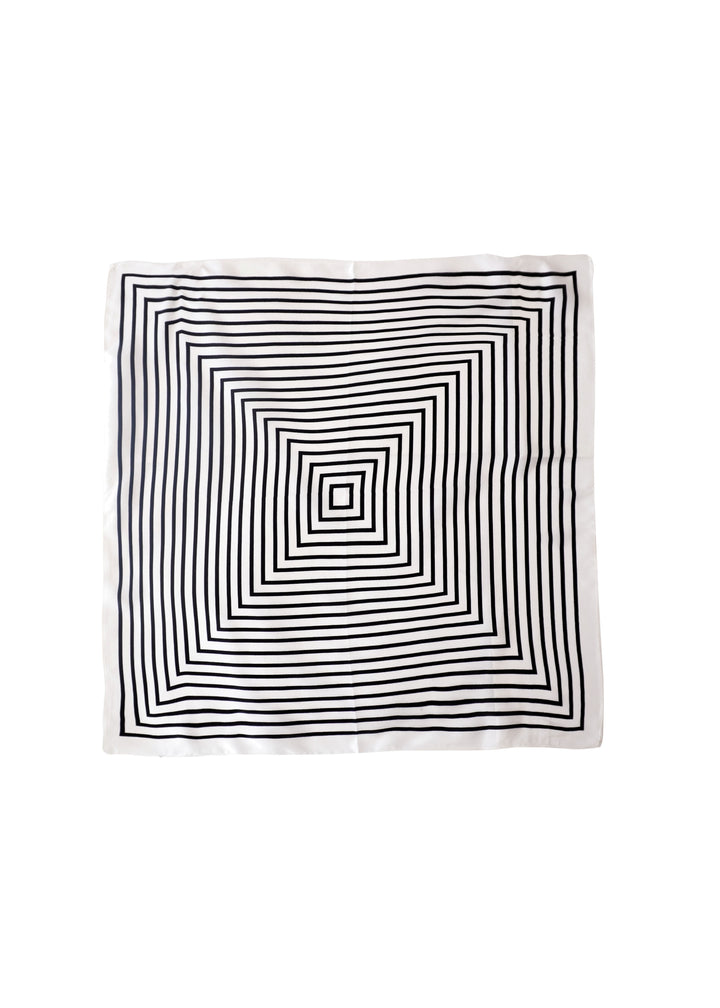 Tom & Eva - Square Lines Silk Neckerchief