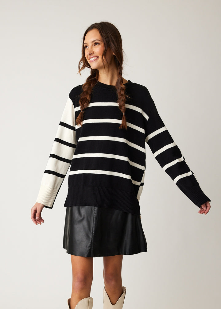 Parkhurst - Bretton Stripe Crew Sweater