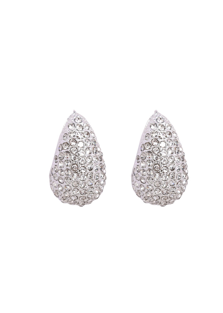 Merx - Crystal Tear Drop Earrings