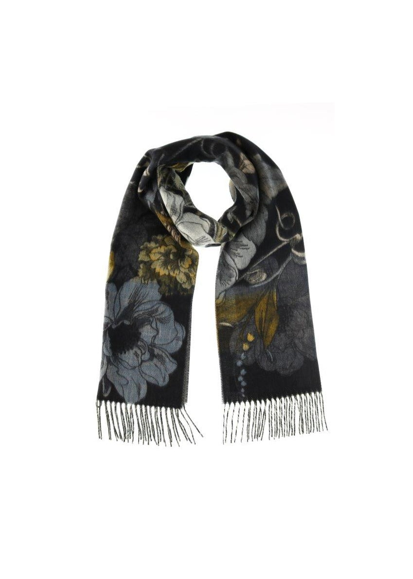 V Fraas - Traditional Floral Cashmink Scarf