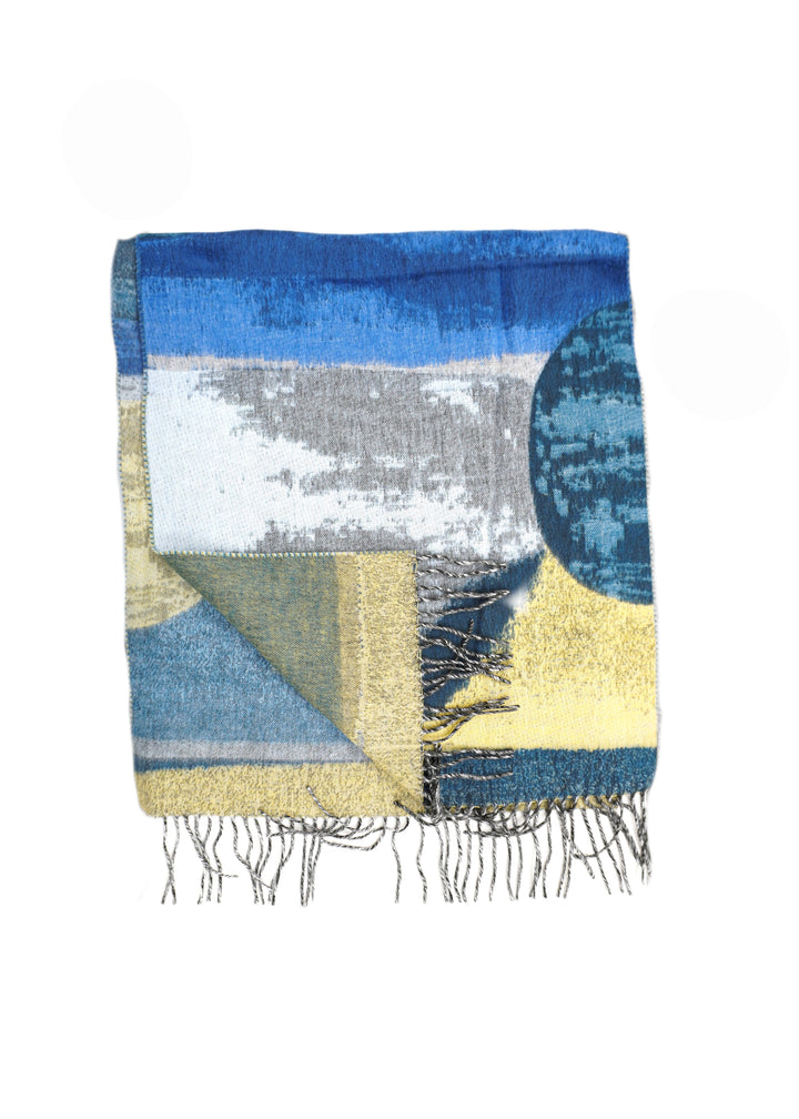 V Fraas - Abstract Circle Cashmink Scarf