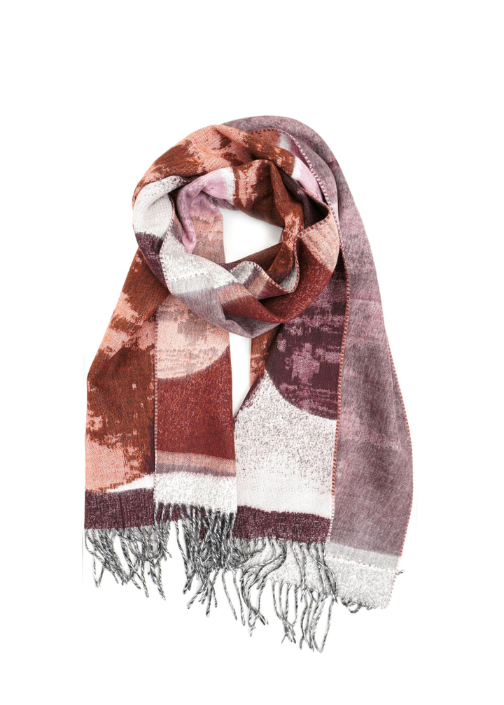 V Fraas - Abstract Circle Cashmink Scarf