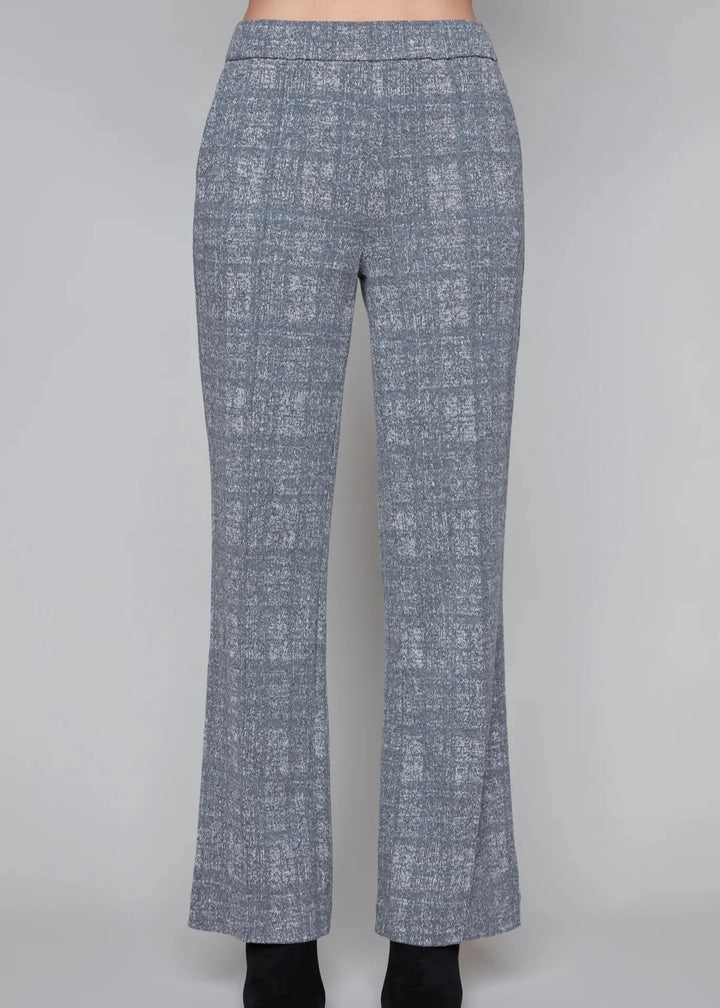 Carre Noir - Pull on Plaid Pant -SALE