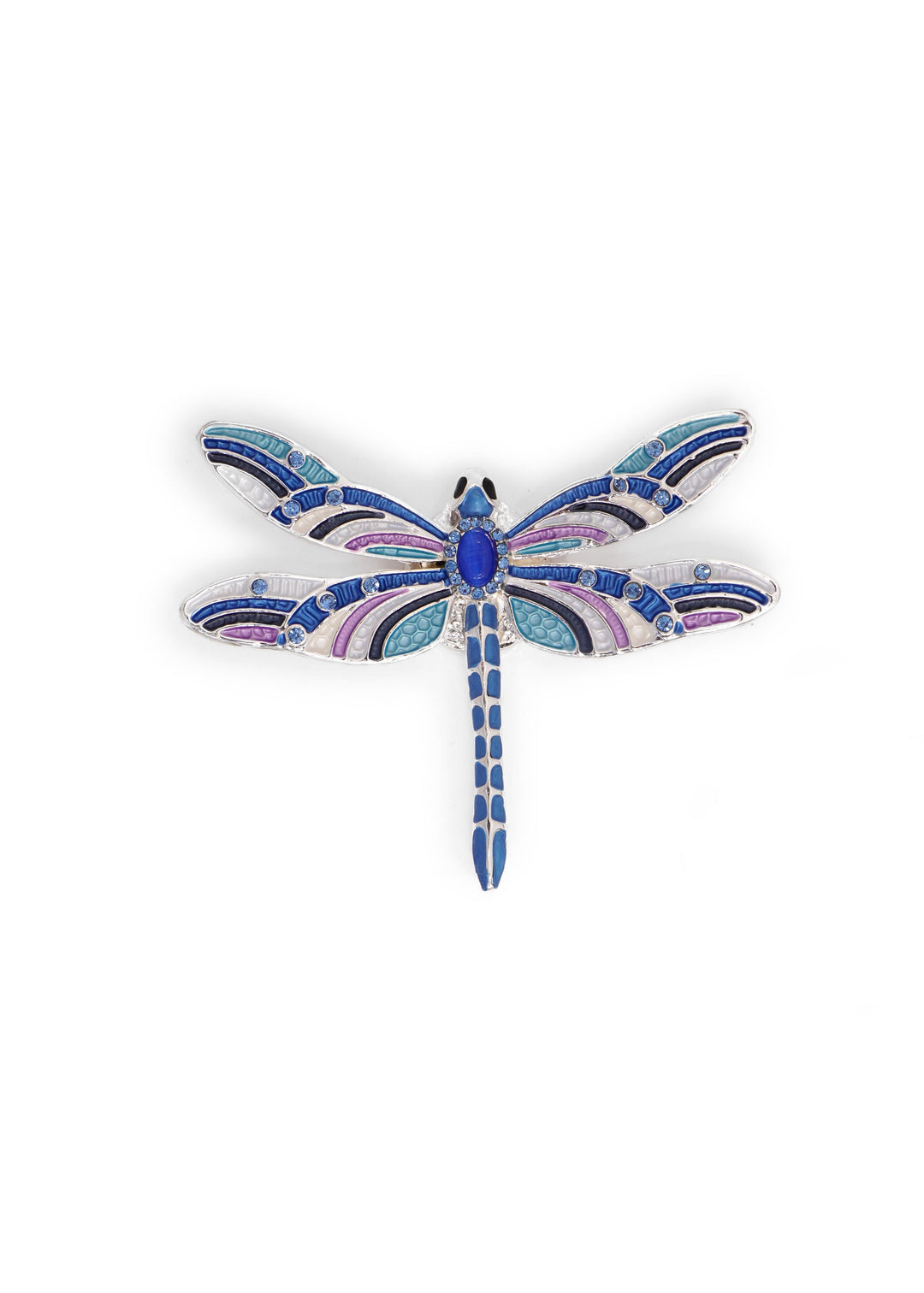 Dragonfly Broach Blue