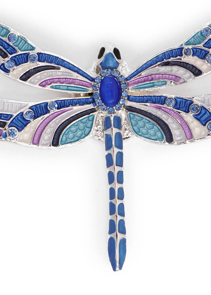 Dragonfly Broach Blue