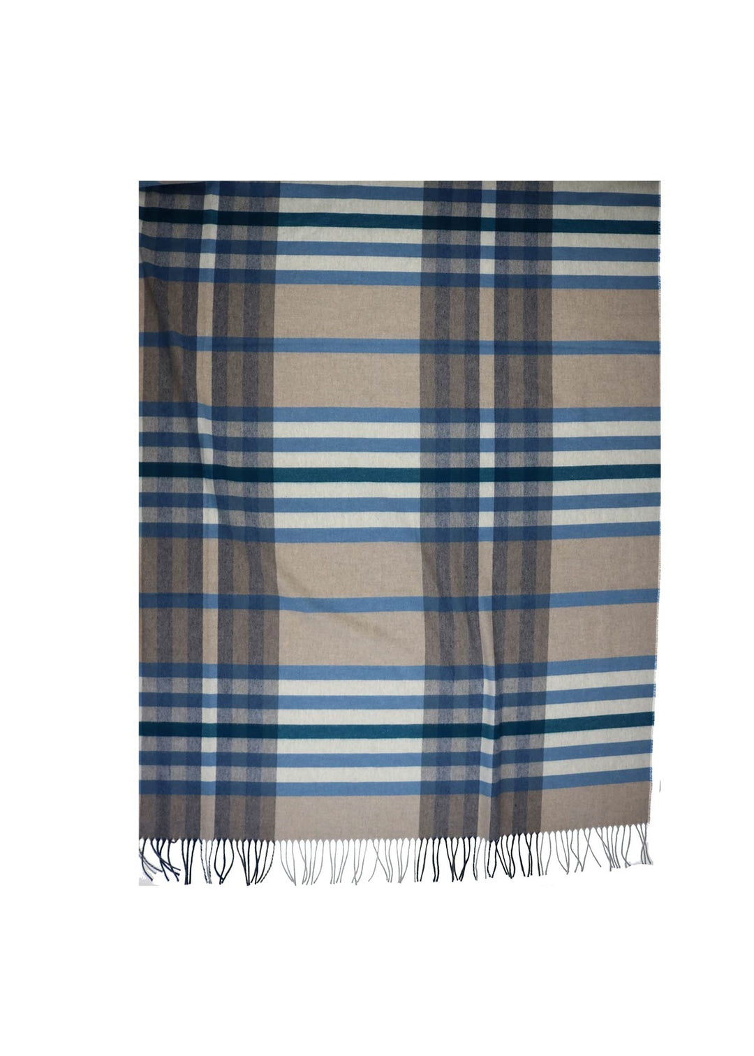 V Fraas - Modern Plaid Cashmink Throw -SALE