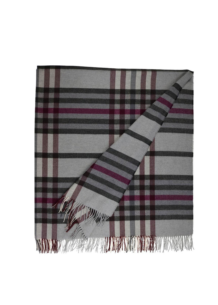 V Fraas - Modern Plaid Cashmink Throw -SALE