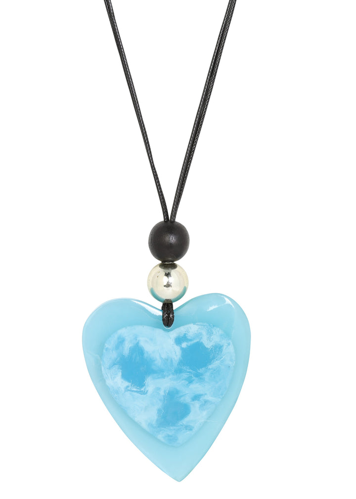 Merx - Heart Resin Pendant Necklace