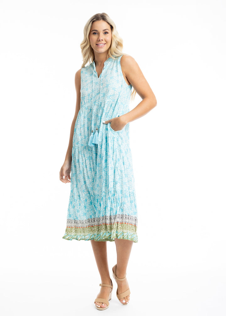 Orientique - Algarve Sleeveless Boho Dress