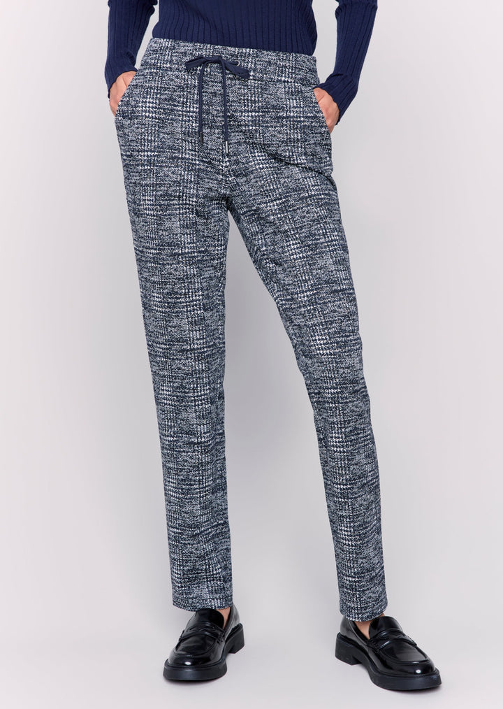 Charlie B -Plaid Knit Jogger