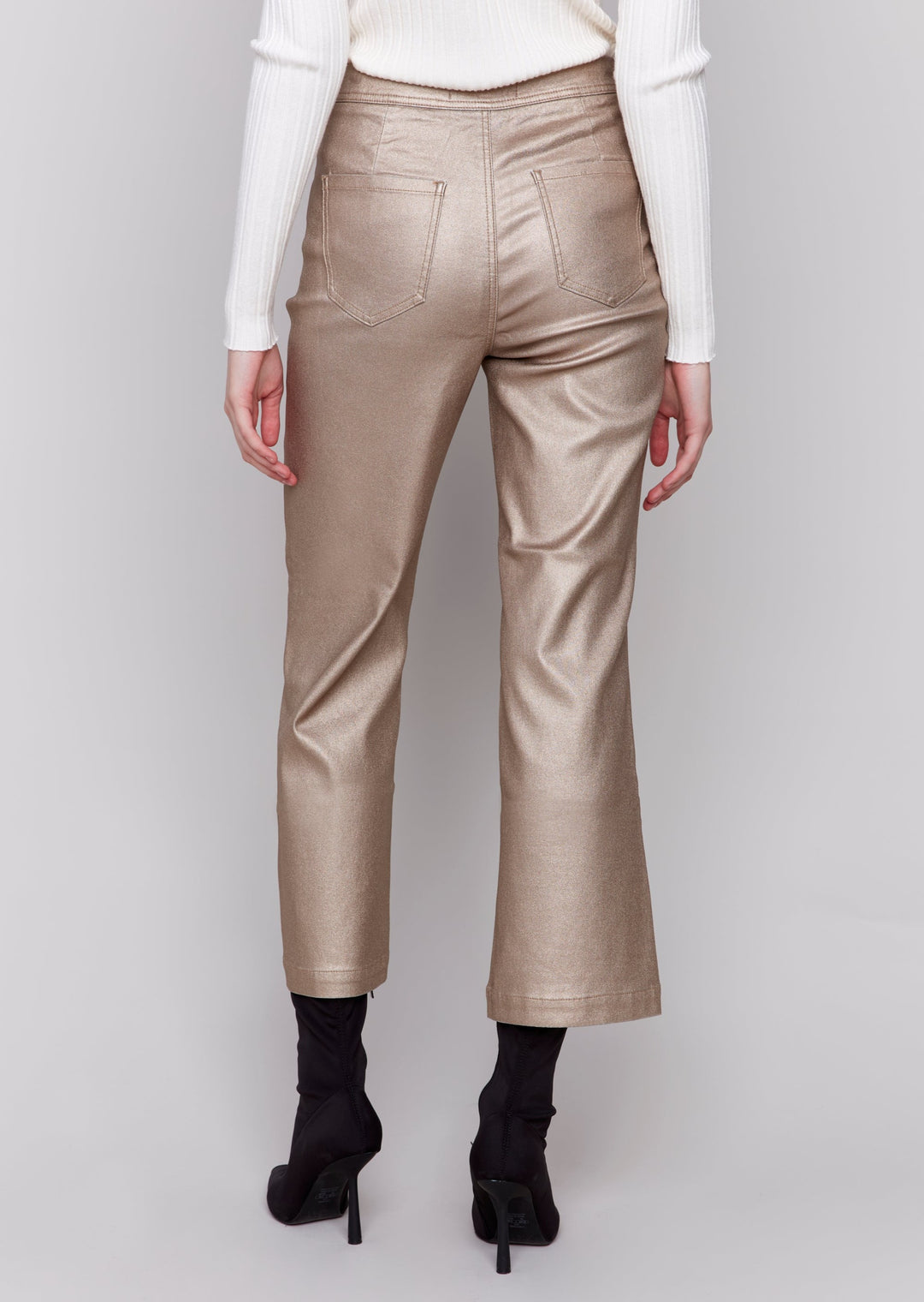 Charlie B - Shimmery Twill Welt Pocket Pant