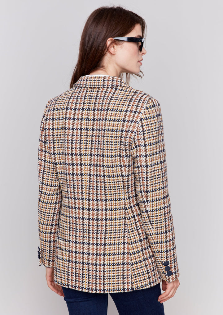 Charlie B - Plaid Tailored Blazer