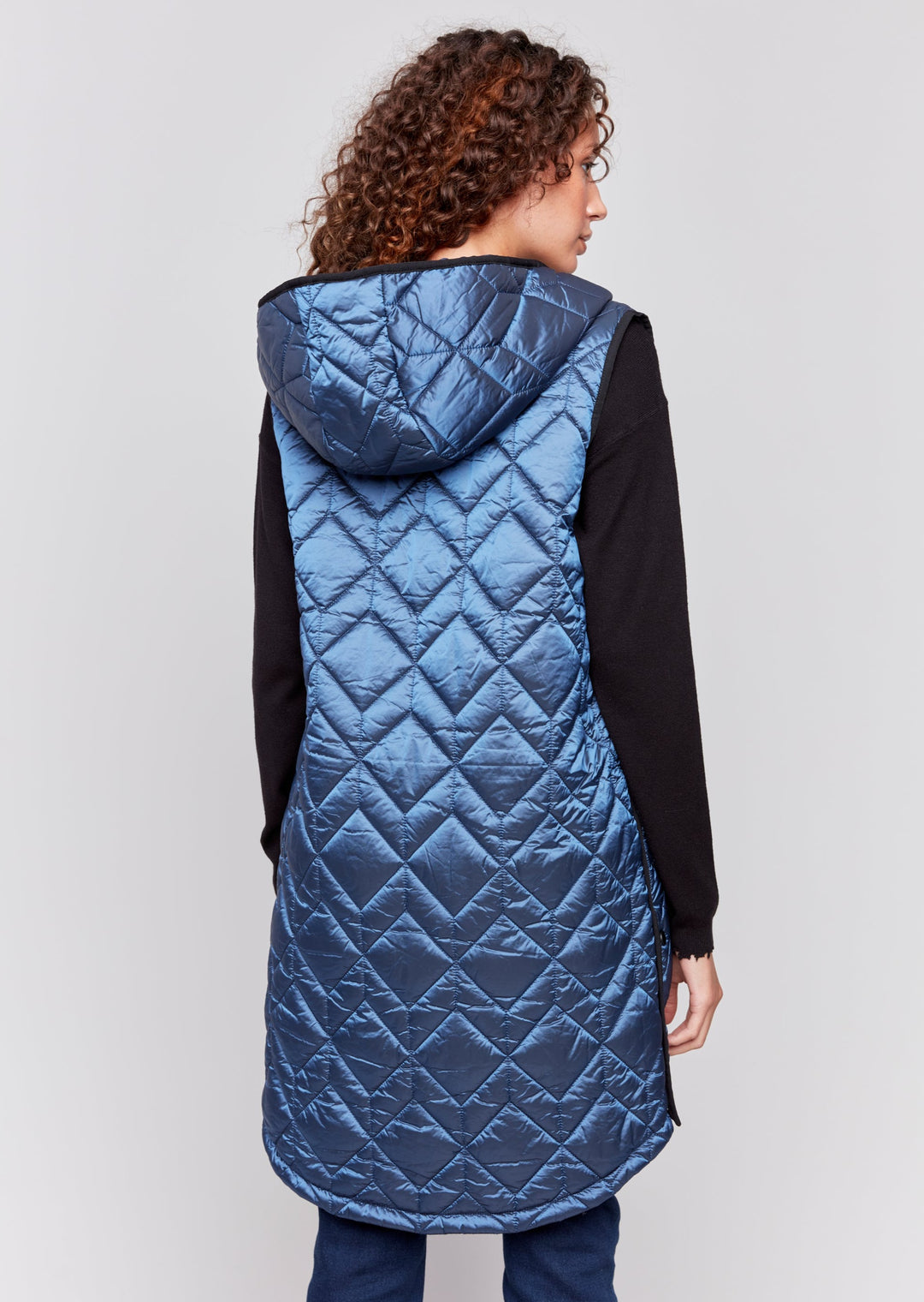 Charlie B - Long Quilted Puffer Vest