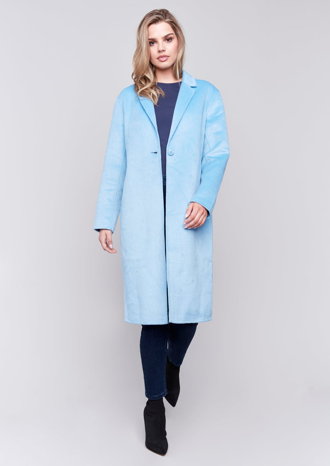 Charlie B - Long Double Face Wool Coat