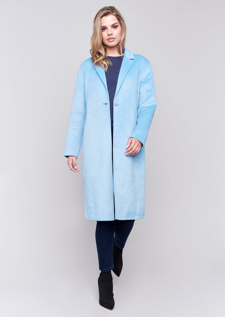 Charlie B - Long Double Face Wool Coat