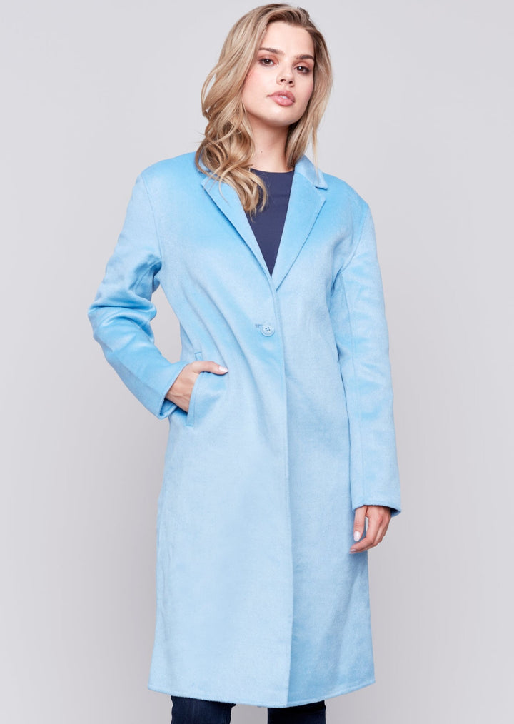 Charlie B - Long Double Face Wool Coat