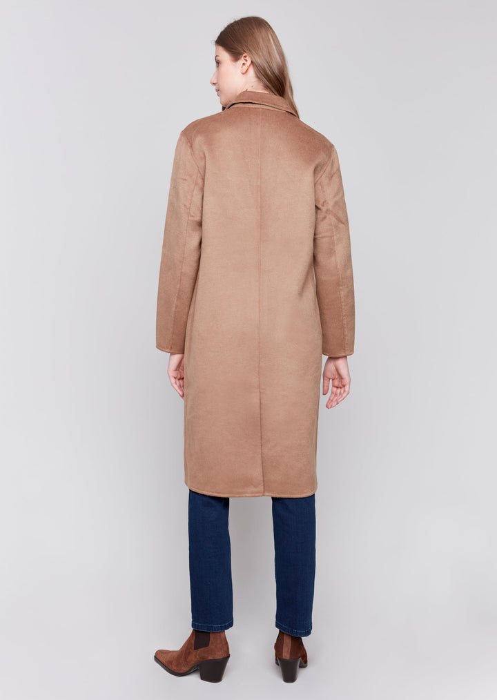 Charlie B - Long Double Face Wool Coat