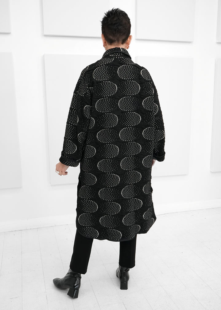 Gershon - Dafna Textured Pixel Coat