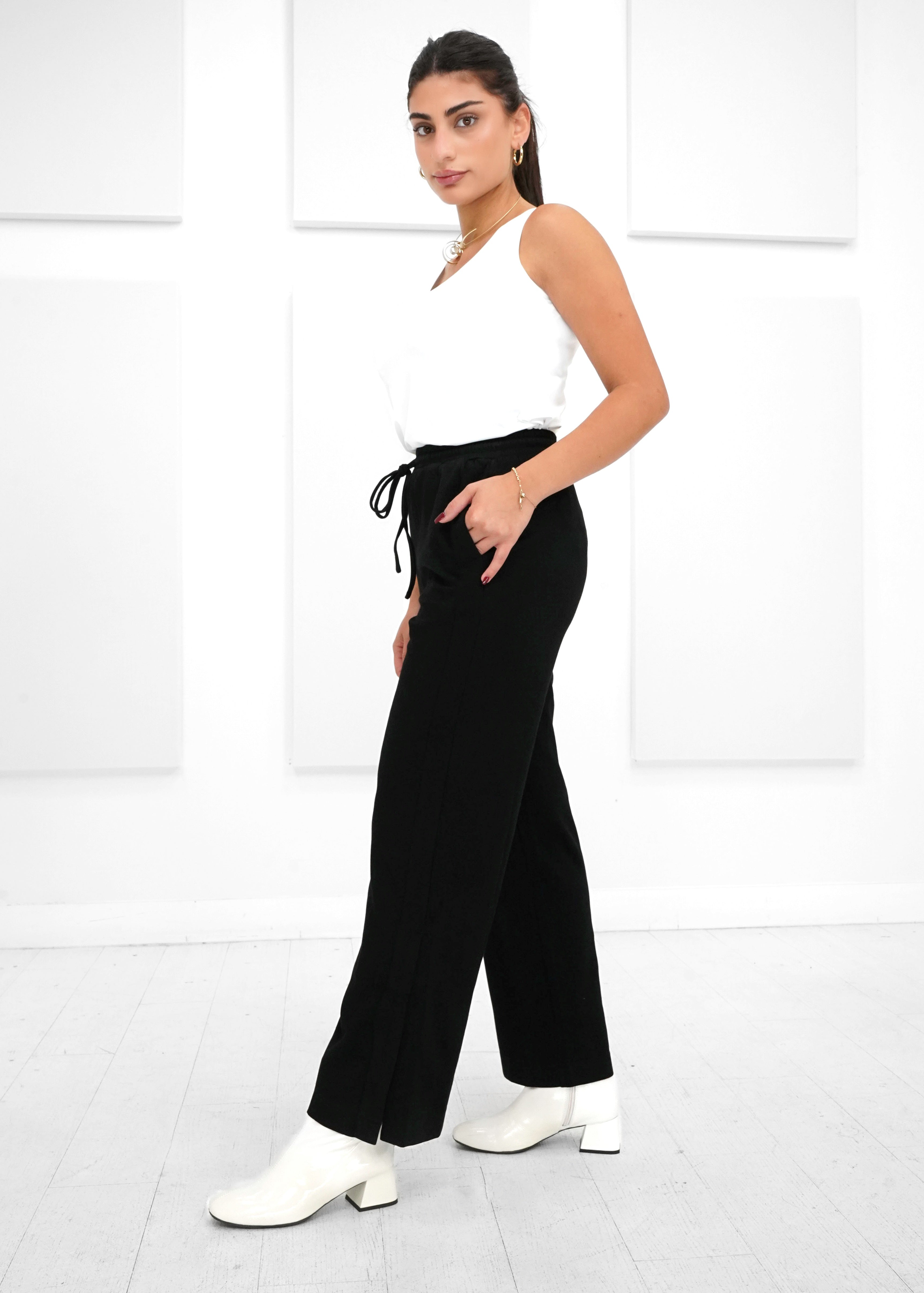 Modal wide leg pants best sale