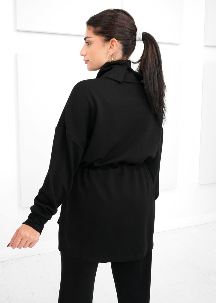 Luxe Modal - Long Sleeve Mock Neck Tunic