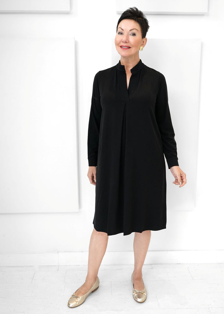 Eileen Fisher - Collar Henley Dress