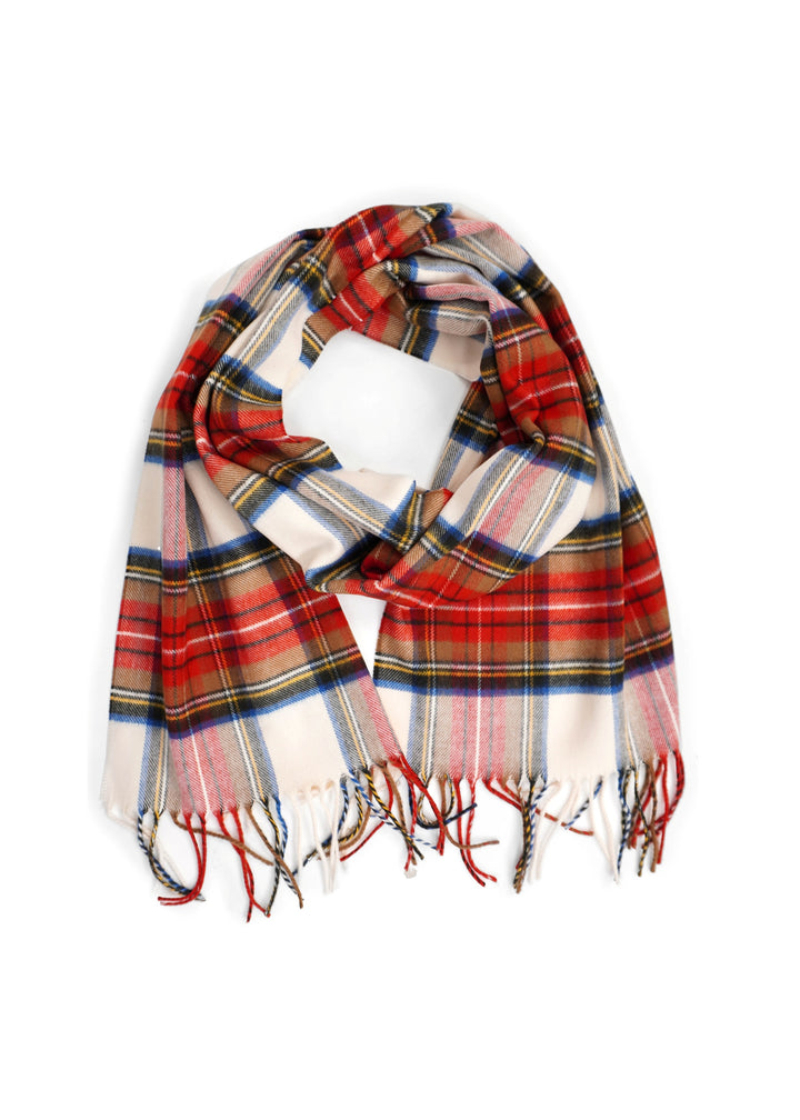 V Fraas - Tartan Slim Cashmink Scarf