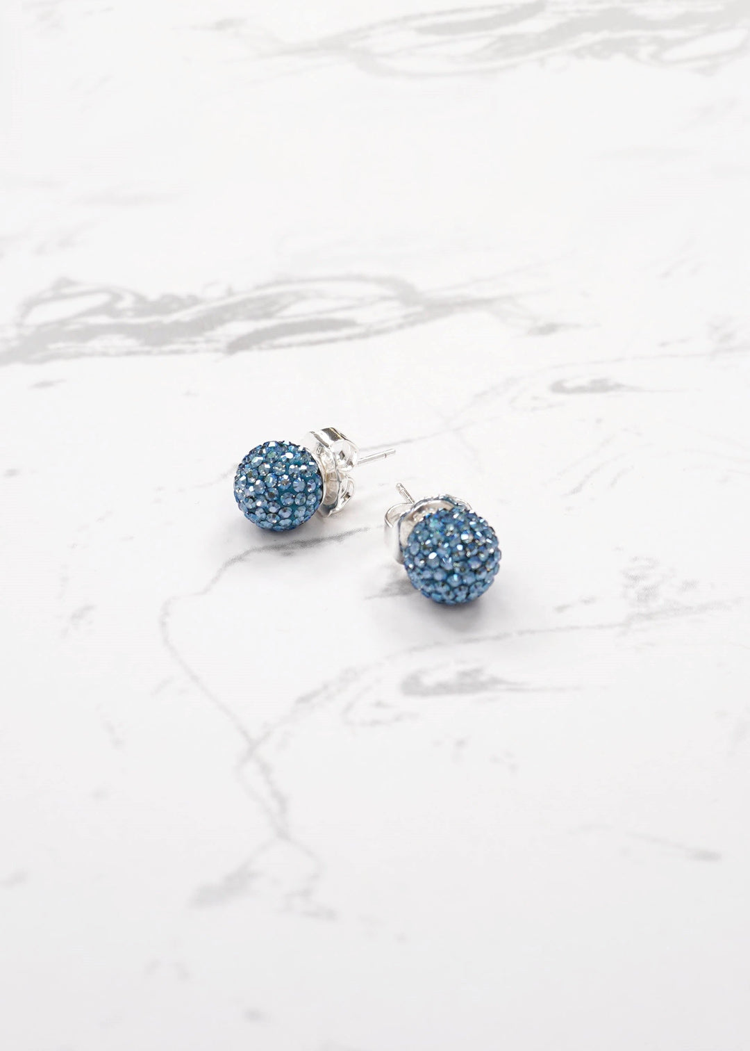 Hilberg & Berk - Medium Sparkle Ball Stud Earrings