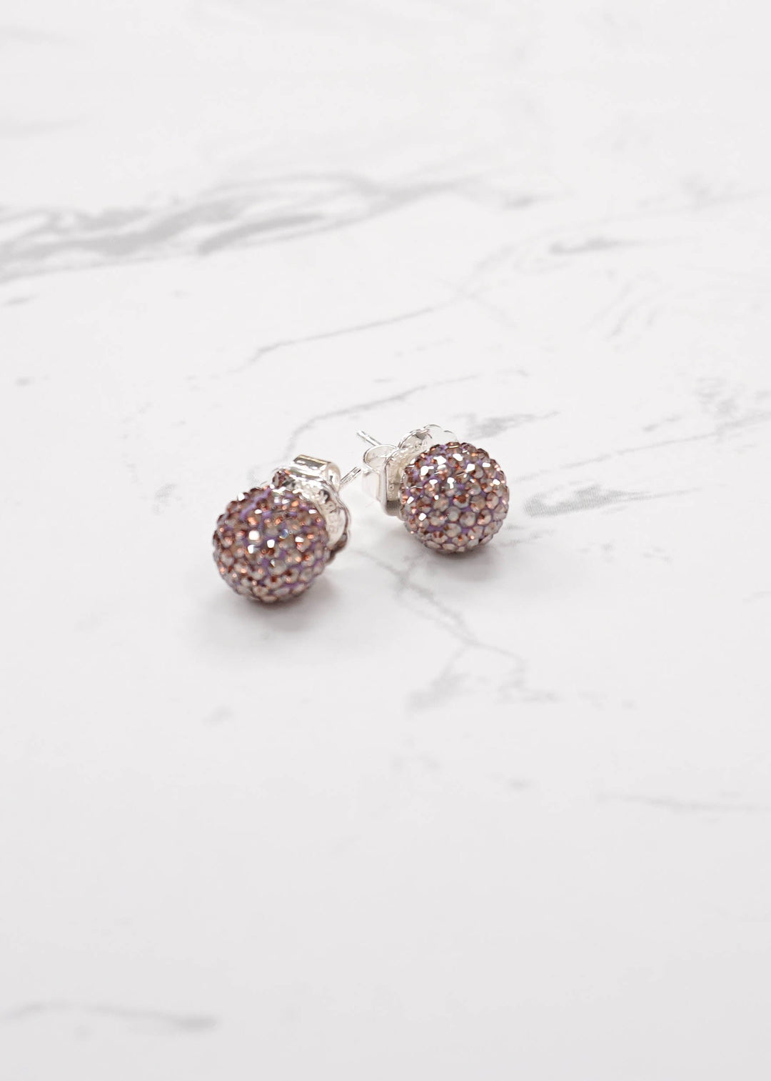 Hilberg & Berk - Medium Sparkle Ball Stud Earrings