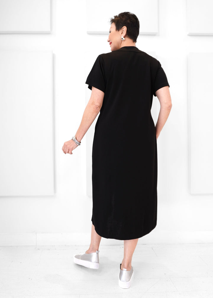 Luxe Modal - Scuba V-neck Midi Dress