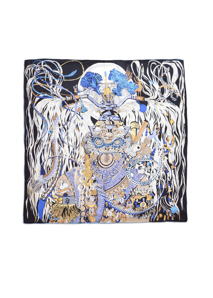 Tom & Eva - Blues Silk Scarf