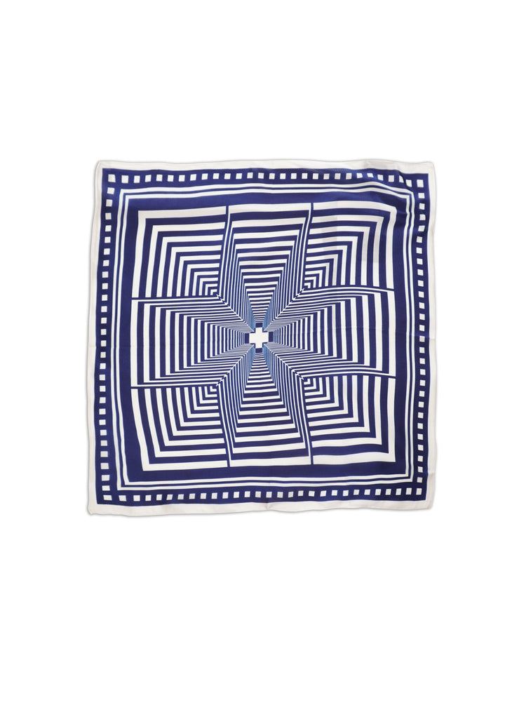 Tom & Eva - Optical Illusions Silk Neckerchief