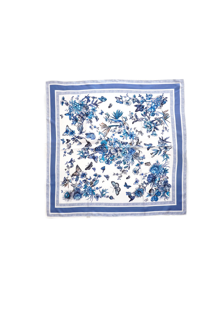 Tom & Eva - Butterfly Garden Silk Scarf