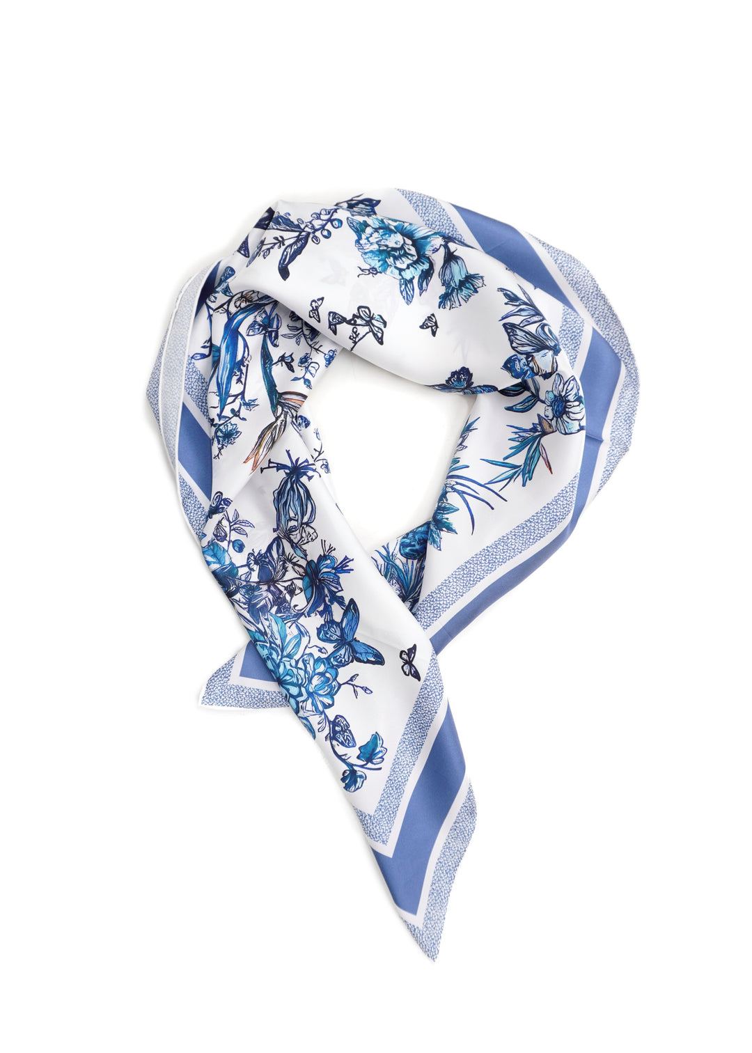 Tom & Eva - Butterfly Garden Silk Scarf