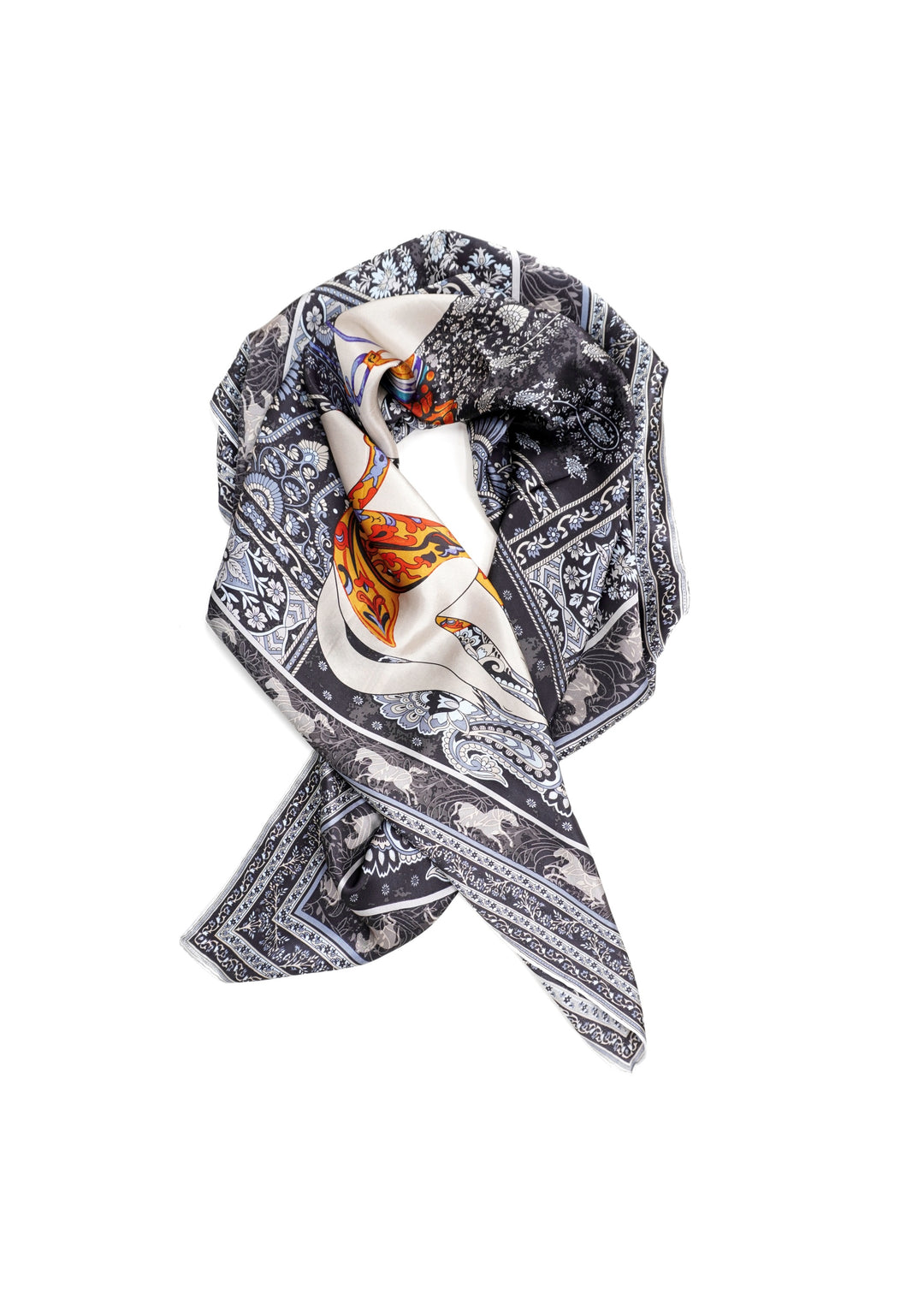 Tom & Eva - Horses Silk Scarf